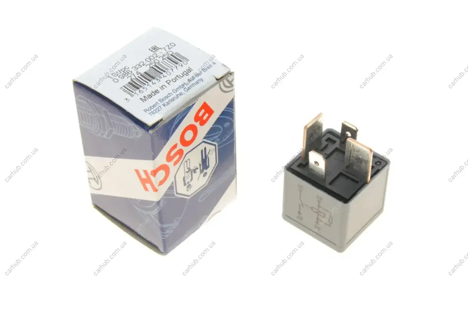 Реле свічок розжарювання (12V) VW T5/T6 1.9/2.0/2.5TDI 03- BOSCH 0 986 332 002 (фото 1)