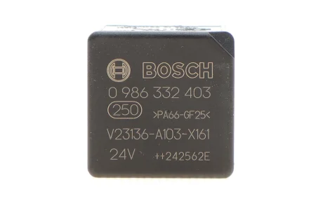 Реле універсальне (24В, 20А, кількість з\'єднань: 5) BOSCH 0 986 332 403