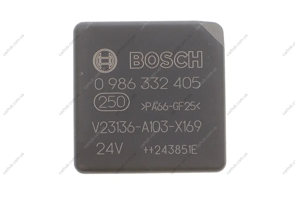 Реле багатофункціональне (24V) Man TGM/TGS/TGX/MB SK 87-22 BOSCH 0 986 332 405 (фото 1)
