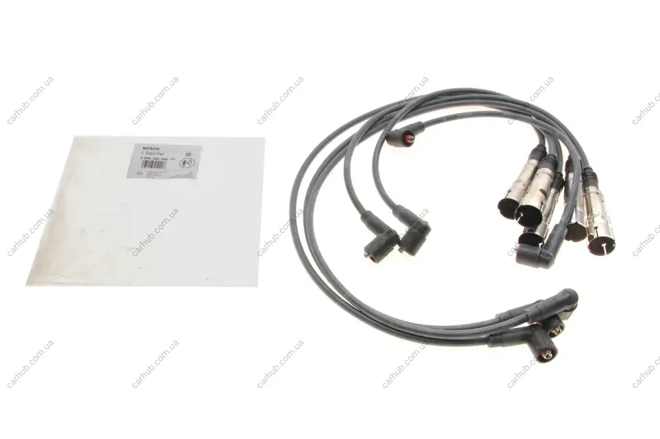 Проводи запалювання Audi 80/100/200/VW Passat/T4 2.0-2.5 90-03 (к-кт) BOSCH 0 986 356 340 (фото 1)