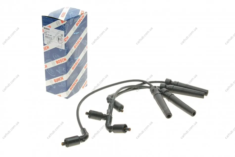 Провід запалювання Chevrolet Aveo/Daewoo Lanos 1.4/1.6 16V 97- (к-кт) BOSCH 0 986 356 987 (фото 1)