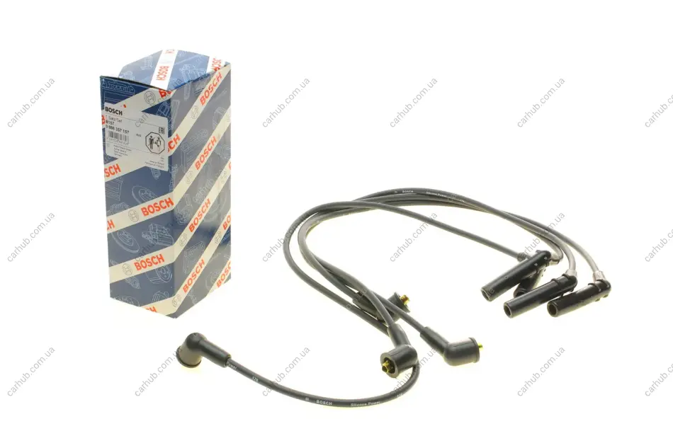 Комплект проводів запалювання MITSUBISHI COLT IV, COLT V, LANCER V, LANCER VI, MIRAGE V 1.3/1.5 04.92-08.04 BOSCH 0 986 357 157 (фото 1)