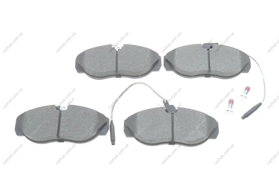 Комплект гальмівних колодок передн, CITROEN JUMPER I, JUMPER II FIAT DUCATO PEUGEOT BOXER 1.9D-2.8D 02.94-09.09 BOSCH 0 986 424 030 (фото 1)
