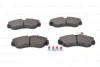 Комплект гальмівних колодок передн, CITROEN JUMPER I, JUMPER II FIAT DUCATO PEUGEOT BOXER 1.9D-2.8D 02.94-09.09 BOSCH 0 986 424 031 (фото 6)