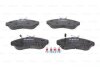 Комплект гальмівних колодок передн, CITROEN JUMPER I FIAT DUCATO PEUGEOT BOXER 1.9D-2.8D 02.94-09.09 BOSCH 0986424031 (фото 7)