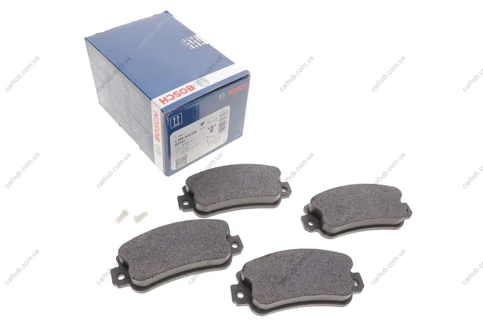 Колодки гальмівні (передні) Fiat Panda/Regata/Seat Ibiza/Terra 81-04 (Bosch) BOSCH 0 986 424 098 (фото 1)