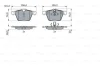 Комплект гальмівних колодок передн, JAGUAR F-TYPE, XF I, XF SPORTBRAKE, XJ, XK II 2.0-5.0 03.06- BOSCH 0 986 424 125 (фото 1)