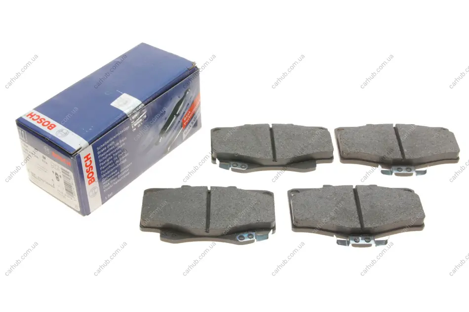 Колодки гальмівні (передні) Toyota Land Cruiser 90 96-02/VW Taro 2.4D 89-97 BOSCH 0 986 424 268 (фото 1)