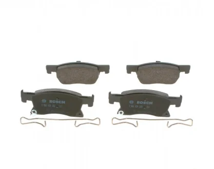 Комплект гальмівних колодок передн, OPEL ASTRA K 1.0-1.6D 06.15-12.21 BOSCH 0 986 424 332