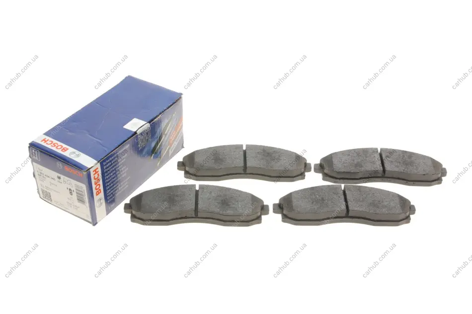Колодки гальмівні (передні) Hyundai Lantra II 95-00/Mitsubishi L200 96-07 (Sumitomo) BOSCH 0 986 424 340 (фото 1)