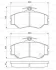 Комплект гальмівних колодок передн, HYUNDAI GRACE, H100, PORTER 2.4/2.5D/2.6D 07.93-12.04 BOSCH 0 986 424 368 (фото 8)