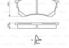 Колодки гальмівні (передні) Mitsubishi Carisma 95-06 0 986 424 370 BOSCH 0986424370 (фото 8)