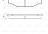Колодки гальмівні (передні) Toyota Hilux IV-VI 83-06 0 986 424 382 BOSCH 0986424382 (фото 8)