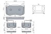 Фото 5 - комплект гальмівних колодок BOSCH 0986424385 Комплект гальмівних колодок BOSCH 0986424385 (фото 5)