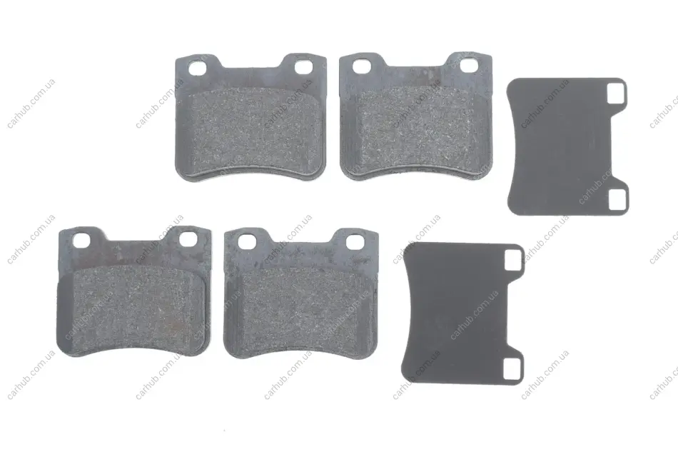 Комплект гальмівних колодок передн, CITROEN AX, SAXO PEUGEOT 106 I, 106 II 1.0-Electric 08.91-07.04 BOSCH 0 986 424 411 (фото 1)