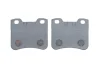Комплект гальмівних колодок передн, CITROEN AX, SAXO PEUGEOT 106 I, 106 II 1.0-Electric 08.91-07.04 BOSCH 0 986 424 411 (фото 4)