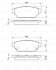 Комплект гальмівних колодок задн, MITSUBISHI CARISMA, COLT IV, LANCER V, LANCER VI 1.3-2.0D 07.91-06.06 BOSCH 0986424464 (фото 1)
