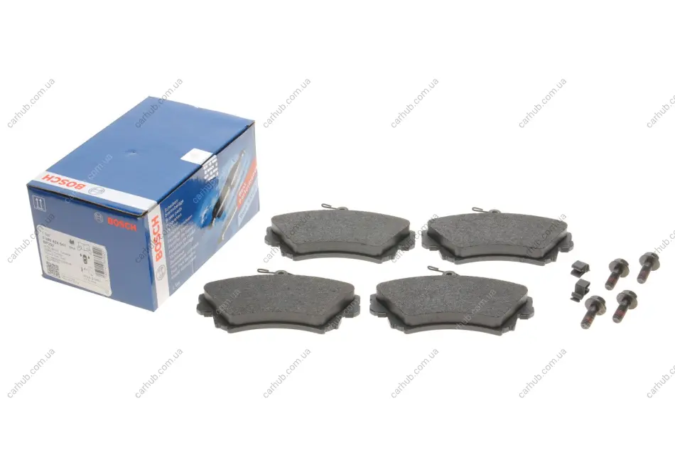 Колодки гальмівні (передні) Mitsubishi Carisma 95-06/Colt 04-13/Volvo V40/S40 95-06 BOSCH 0 986 424 541 (фото 1)