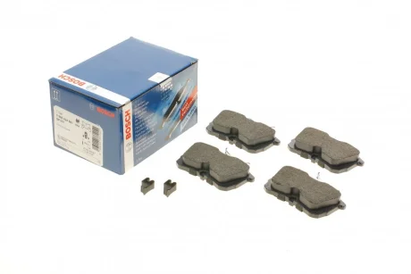 Комплект гальмівних колодок задн, HONDA ACCORD VI, ACCORD VII, JAZZ II TOYOTA COROLLA 1.3-2.4 07.92-10.08 BOSCH 0 986 424 661
