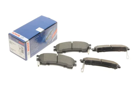 Комплект гальмівних колодок передн, MAZDA 323 F V, 323 F VI, 323 S VI, 626 IV, 626 V, MX-6, PREMACY 1.6-2.5 08.91-03.05 BOSCH 0 986 424 694
