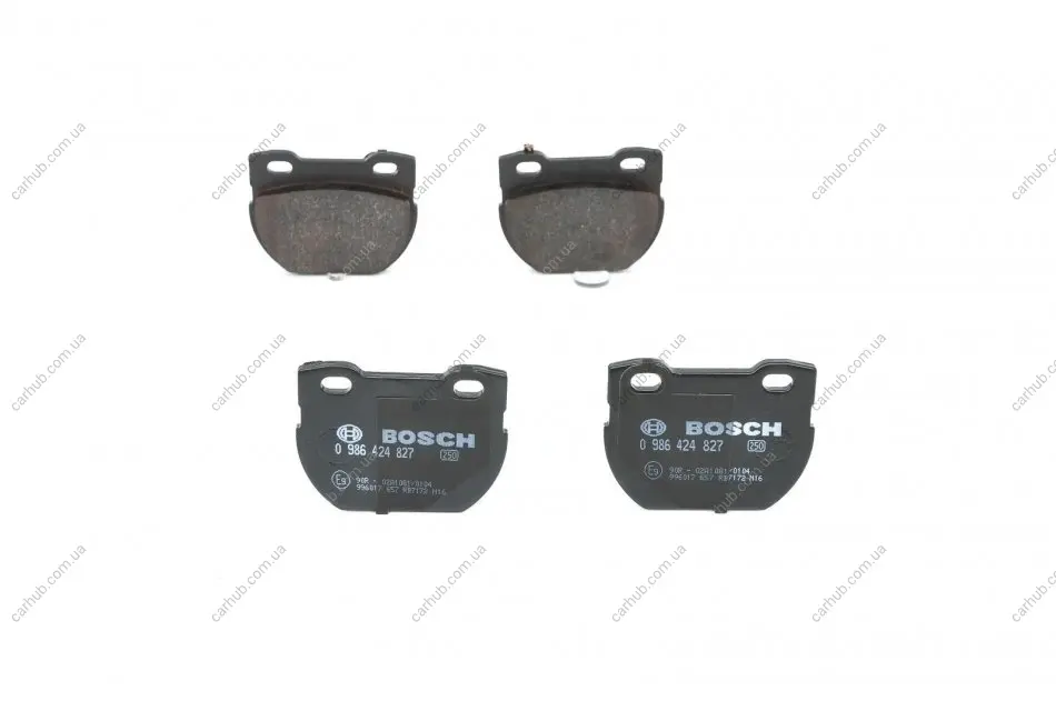 Комплект гальмівних колодок задн, LAND ROVER 110/127, DEFENDER 2.4D-4.0 09.86-02.16 BOSCH 0 986 424 827 (фото 1)