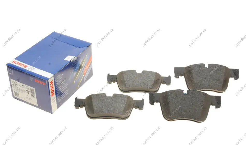 Комплект гальмівних колодок передн, DS DS 7 CITROEN BERLINGO, C4 GRAND PICASSO II, C4 PICASSO II, C4 SPACETOURER, C5 AIRCROSS, GRAND C4 SPACETOURER OPEL COMBO 1.2-Electric 02.13- BOSCH 0 986 424 860 (фото 1)
