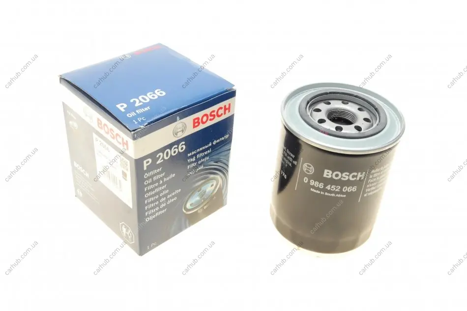 Фільтр масляний Mitsubishi Galant/Lancer 1.8D/TD/2.0D BOSCH 0 986 452 066 (фото 1)