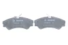 Комплект гальмівних колодок передн, VW CALIFORNIA T4 CAMPER, TRANSPORTER T4 1.8-2.5D 07.90-06.03 BOSCH 0 986 460 941 (фото 4)