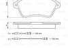 Колодки гальмівні (передні) Peugeot 605 89-99 (+датчики) 0 986 460 951 BOSCH 0986460951 (фото 8)