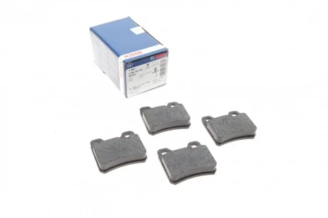 Комплект гальмівних колодок задн, OPEL ASTRA F, ASTRA F CLASSIC, CALIBRA A, KADETT E, VECTRA A SAAB 900 II 1.4-2.5 09.84-01.05 BOSCH 0 986 460 955