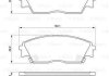 Колодки гальмівні (передні) Honda Civic 87-95 0 986 460 972 BOSCH 0986460972 (фото 8)