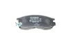 Комплект гальмівних колодок передн, DODGE AVENGER HYUNDAI SANTAMO MITSUBISHI COLT III, COLT IV, ECLIPSE I, ECLIPSE II, GALANT VI, GALANT VII, GALANT VIII, L200, LANCER IV 1.6-2.5D 11.87-12.07 BOSCH 0 986 460 979 (фото 3)