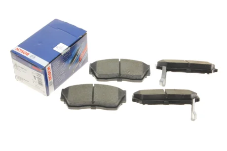Комплект гальмівних колодок передн, NISSAN 100NX, SUNNY III 1.4/1.6/2.0D 03.90-05.95 BOSCH 0 986 460 997