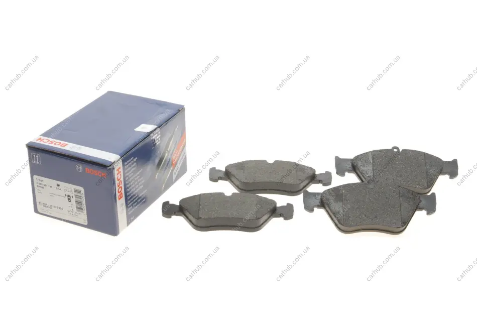 Колодки гальмівні (передні) Opel Omega B 94-00/Vectra A 93-95/Saab 900 93-98 BOSCH 0 986 461 129 (фото 1)