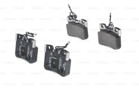 Комплект гальмівних колодок передн, CITROEN AX PEUGEOT 106 I, 106 II 1.0-1.4D 07.86-03.01 BOSCH 0 986 461 130