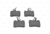 Комплект гальмівних колодок передн, CITROEN AX PEUGEOT 106 I, 106 II 1.0-1.4D 07.86-03.01 BOSCH 0 986 461 130 (фото 6)