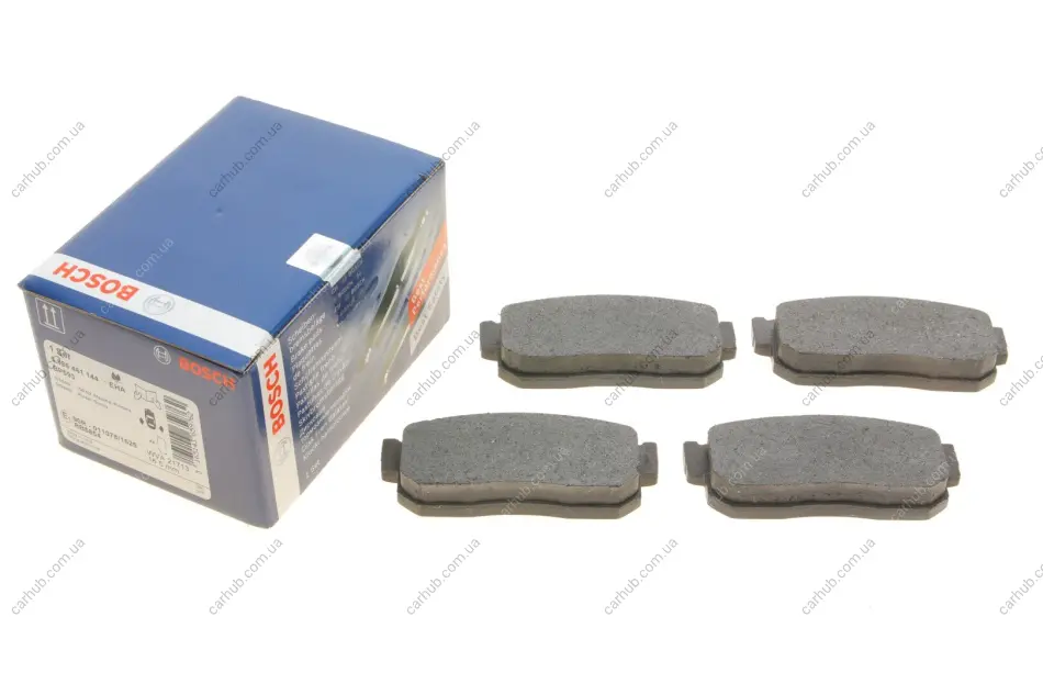 Колодки гальмівні (задні) Nissan Almera/Maxima 95-00/Primera 90-98/Sunny 90-95 BOSCH 0 986 461 144 (фото 1)