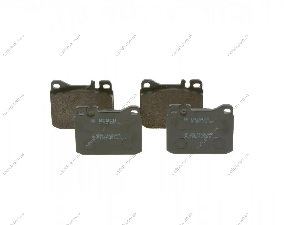 Колодки гальмівні (передні) MB S-class (W116)/123 (S123)/SL (R107/C107) 71-85 BOSCH 0 986 463 921 (фото 1)