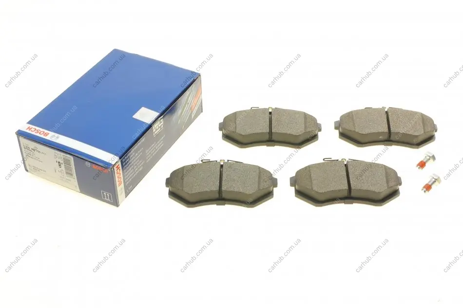 Колодки гальмівні (передні) Audi 80/90/100/200 77-96/VW Corrado 88-95 BOSCH 0 986 466 700 (фото 1)