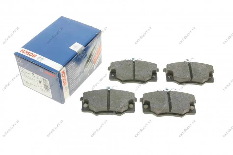 Колодки гальмівні (передні) Renault 12 70-76/Fiat Punto/Panda 93-06 BOSCH 0 986 468 380 (фото 1)