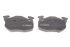 Комплект гальмівних колодок передн, CITROEN SAXO PEUGEOT 106 I, 106 II, 205, 205 I, 205 II, 305, 305 II, 309, 309 I, 309 II, 405 I, 405 II RENAULT 11, 18, 18 VARIABLE 1.0-Electric 05.77-07.04 BOSCH 0 986 469 860 (фото 2)