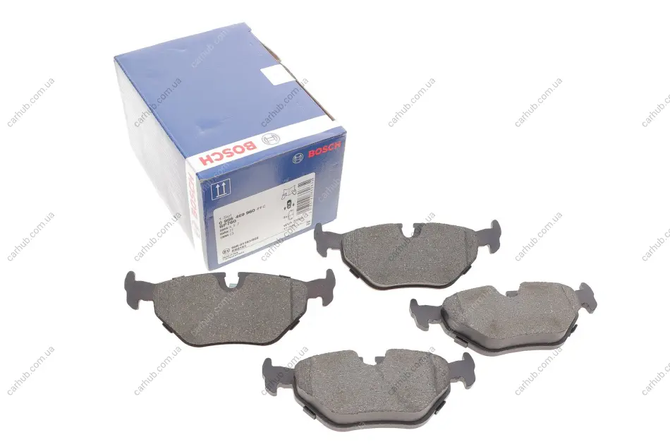 Колодки гальмівні (задні) BMW 3 (E30/E36) 86-99/5 (E34) 87-96/7 (E32) 85-94/Z1 88-91/Z3 (E36) 97-03 BOSCH 0 986 469 960 (фото 1)