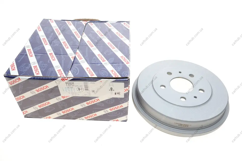 Барабан гальмівний (задній) Ford Focus II 04-12 BOSCH 0 986 477 219 (фото 1)
