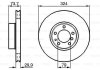 Диск гальмівний (передній) BMW 5 (E39) 96- (324x30) M47/M54/M57 BOSCH 0 986 478 024 (фото 6)