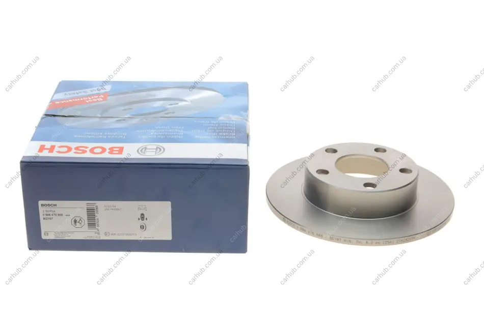 Диск гальмівний (задній) Audi A4/VW Passat 95-05 (245x10) (повний) BOSCH 0 986 478 888 (фото 1)