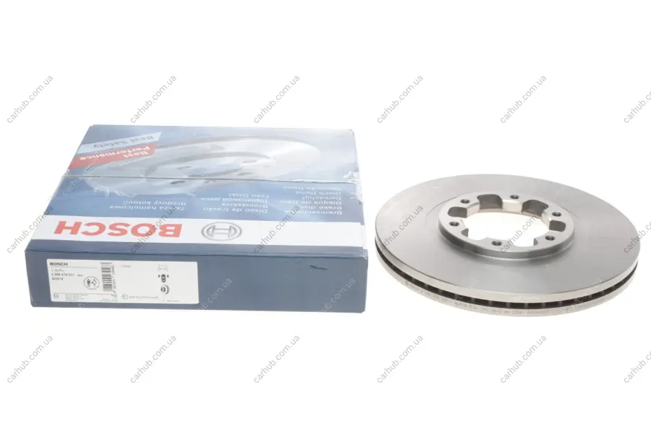 Диск гальмівний (передній) Nissan Navara 01-/Pathfinder II 97-04 (300x28) (вентильований) BOSCH 0 986 479 031 (фото 1)