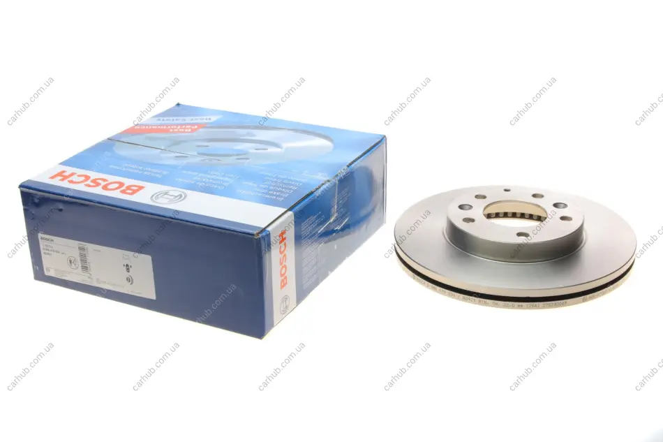 Диск гальмівний (передній) Mazda 626/6 97-13/Premacy 1.8/2.0 99-05 (273.5x24) BOSCH 0 986 479 034 (фото 1)