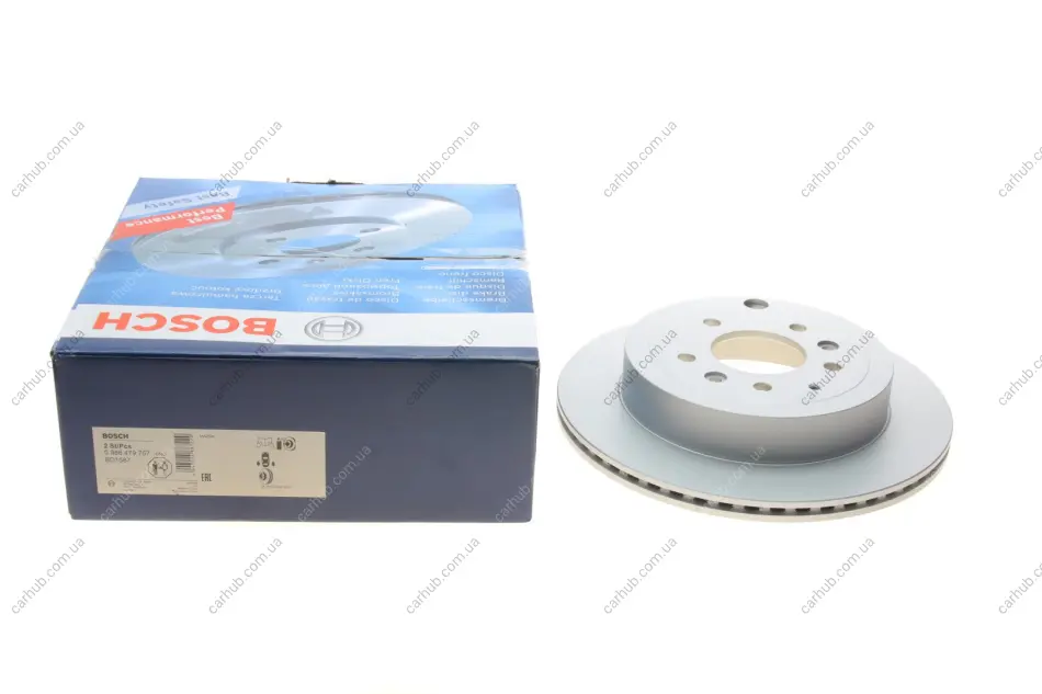 Диск гальмівний (задній) Mazda CX-7 06-14 (301.8x18) (вентильований) BOSCH 0 986 479 757 (фото 1)