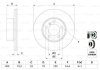 Тормозной диск BOSCH 0986479A18 (фото 1)