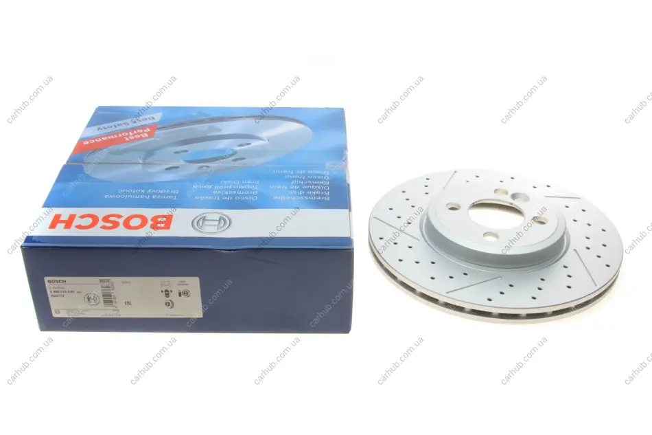 Диск гальмівний (передній) Mini Cooper S 07-15 (294x22) (вентил.) (з покрит.) BOSCH 0 986 479 A69 (фото 1)